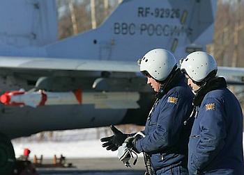 Летчики истребительной авиации ВВС РФ