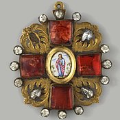 Знак к Ордену Святой Анны с алмазами 